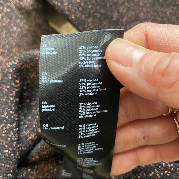 Maje Paris sparkly metallic mock neck sweater - Picture 7 of 7